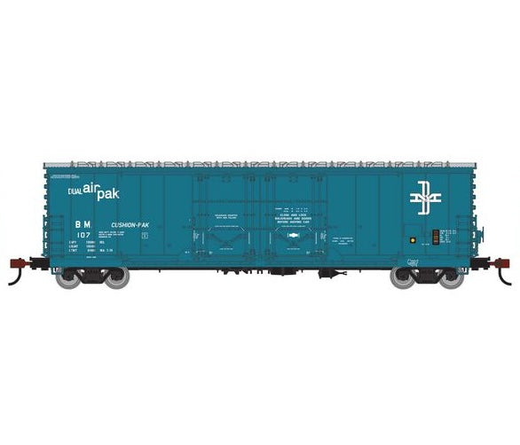 Athearn RTR 1850 HO Scale 50' Evans Double Door Boxcar Boston & Maine B&M 107
