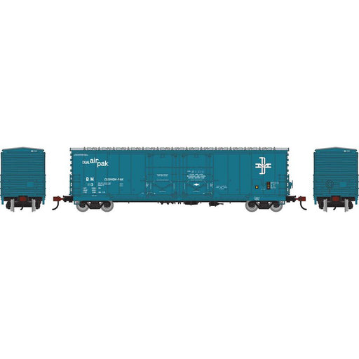 Athearn RTR 1852 HO Scale 50' Evans Double Door Boxcar Boston & Maine B&M 113