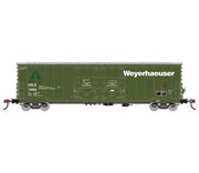 Athearn RTR 1853 HO Scale 50' Evans Double Door Boxcar Weyerhaeuser USLX 13063
