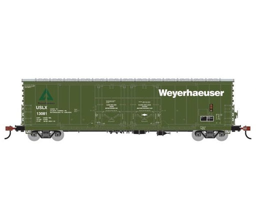 Athearn RTR 1855 HO Scale 50' Evans Double Door Boxcar Weyerhaeuser USLX 13081