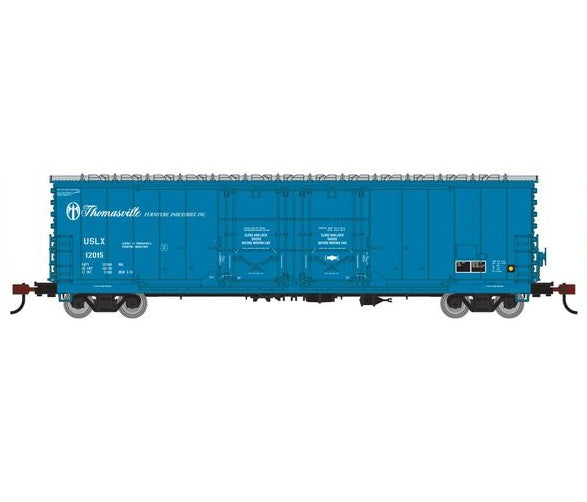 Athearn RTR 1857 HO Scale 50' Evans Double Door Boxcar Thomasville Furniture USLX 12015