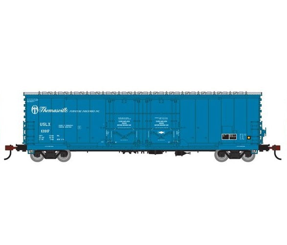 Athearn RTR 1858 HO Scale 50' Evans Double Door Boxcar Thomasville Furniture USLX 12017