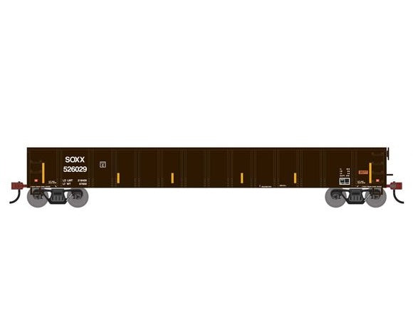 Athearn RTR 1865 HO Scale 52' Mill Gondola SMBC Rail Services SOXX 526029