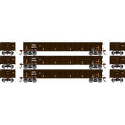 Athearn RTR 1867 HO Scale 52' Mill Gondola SMBC Rail Services SOXX 3-Pack