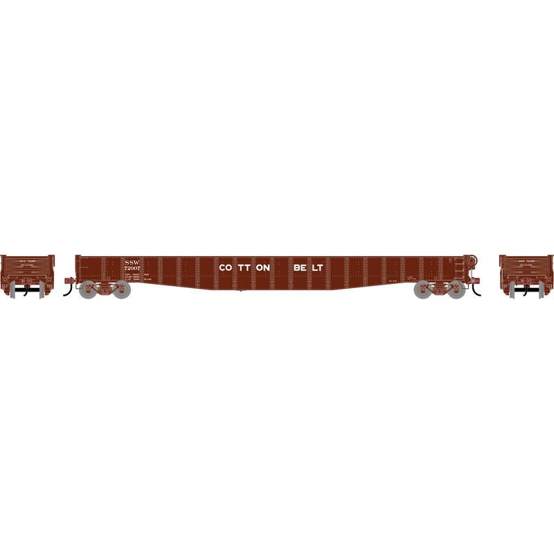 Athearn RTR 1943 HO Scale 65' Mill Gondola Cotton Belt SSW 72007