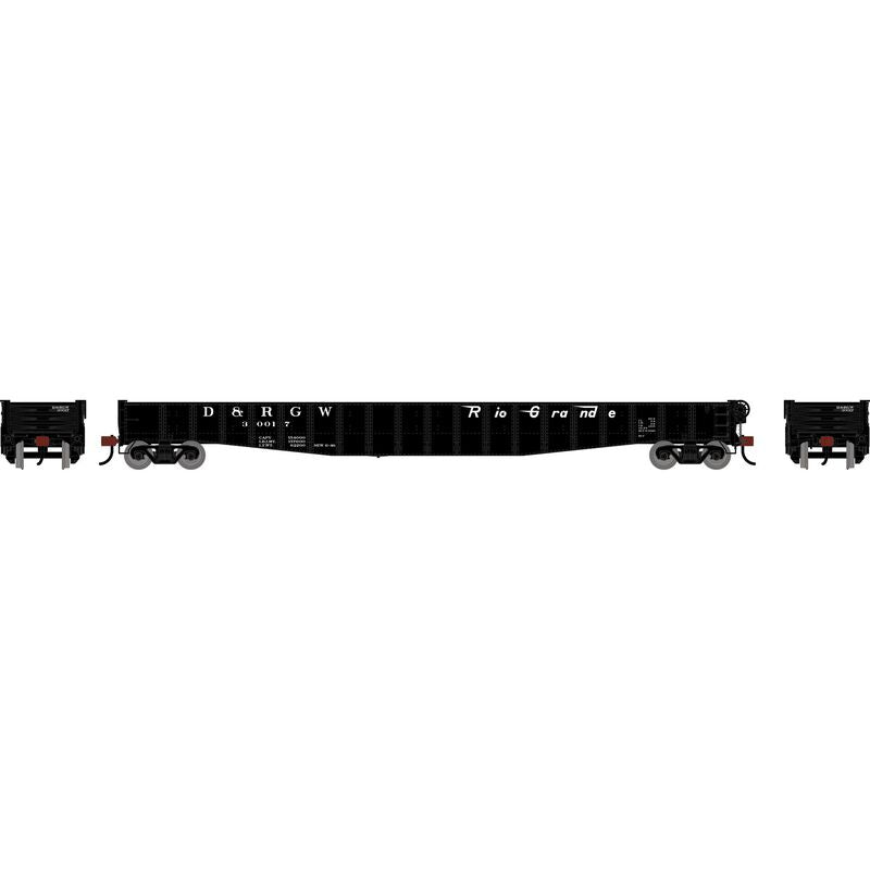 Athearn RTR 1945 HO Scale 65' Mill Gondola Rio Grande D&RGW 30017