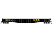 Athearn RTR 1950 HO Scale 65' Mill Gondola CSX 490595