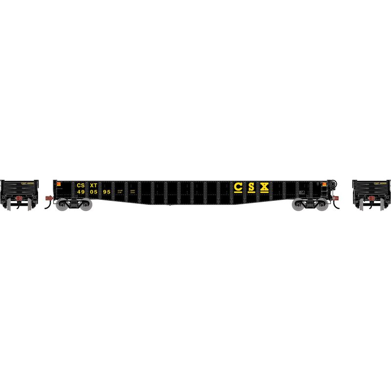 Athearn RTR 1950 HO Scale 65' Mill Gondola CSX 490595