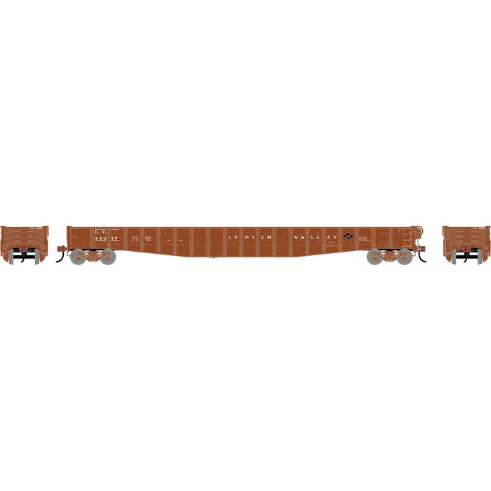 Athearn RTR 1953 HO Scale 65' Mill Gondola Lehigh Valley LV 34317