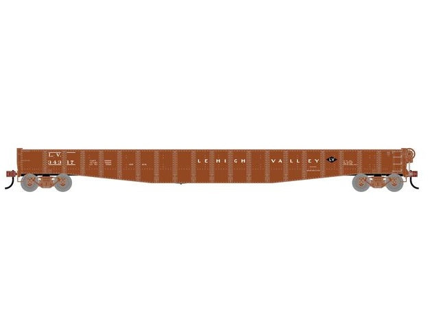 Athearn RTR 1953 HO Scale 65' Mill Gondola Lehigh Valley LV 34317