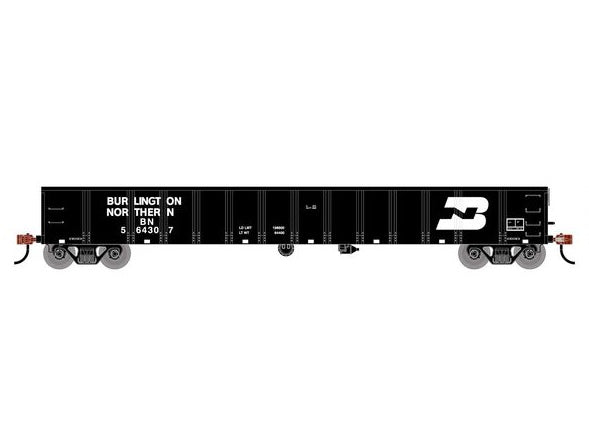 Athearn RTR 1984 HO Scale 52' Mill Gondola Burlington Northern BN 564307