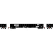Athearn RTR 1985 HO Scale 52' Mill Gondola Burlington Northern BN 564445
