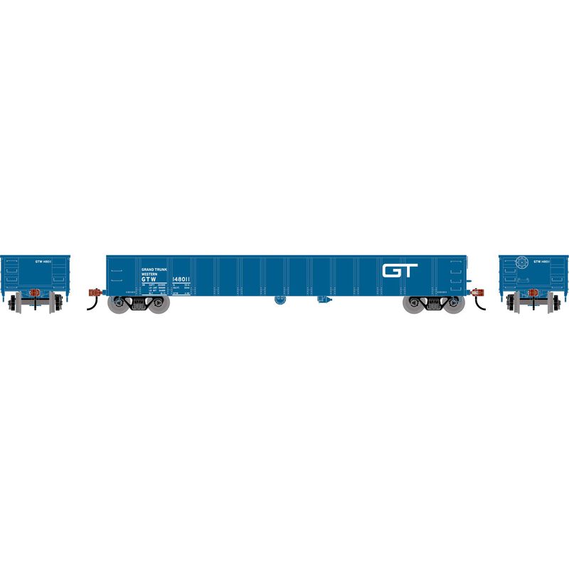 Athearn RTR 1988 HO Scale 52' Mill Gondola Grand Trunk Western GTW 148011