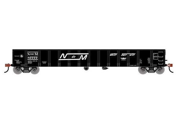 Athearn RTR 1991 HO Scale 52' Mill Gondola Nacionales de Mexico NdeM 87777