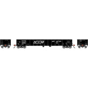 Athearn RTR 1991 HO Scale 52' Mill Gondola Nacionales de Mexico NdeM 87777