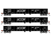 Athearn RTR 1992 HO Scale 52' Mill Gondola Nacionales de Mexico NdeM 3-Pack