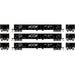 Athearn RTR 1992 HO Scale 52' Mill Gondola Nacionales de Mexico NdeM 3-Pack