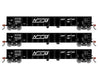 Athearn RTR 1992 HO Scale 52' Mill Gondola Nacionales de Mexico NdeM 3-Pack