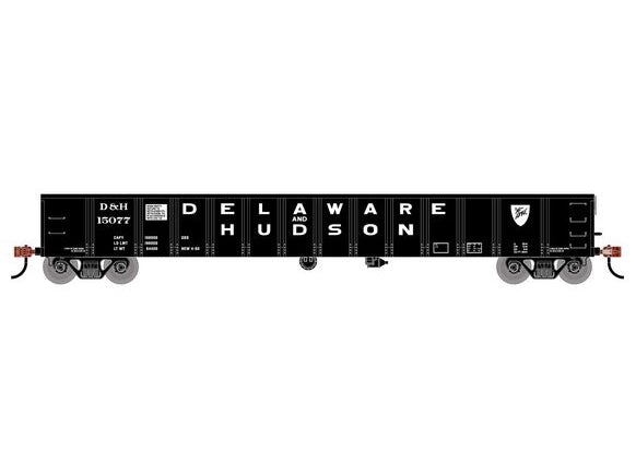 Athearn RTR 1994 HO Scale 52' Mill Gondola Delaware & Hudson D&H 15077