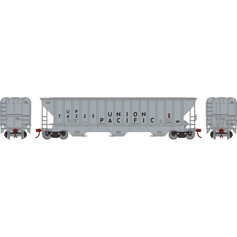Athearn RTR 22262 HO Scale PS 4740 Covered Hopper Union Pacific UP 74225