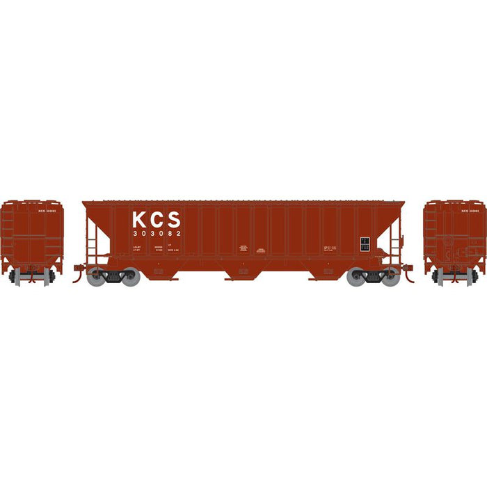 Athearn RTR 22264 HO Scale PS 4740 Covered Hopper Kansas City Southern KCS 303082