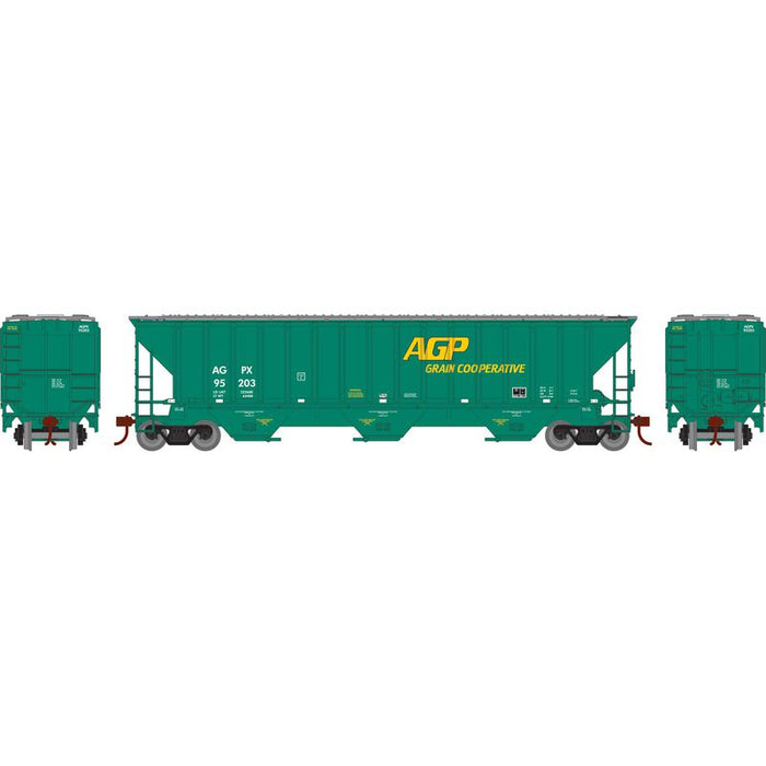 Athearn RTR 22270 HO Scale PS 4740 Covered Hopper AG Processing AGPX 95203