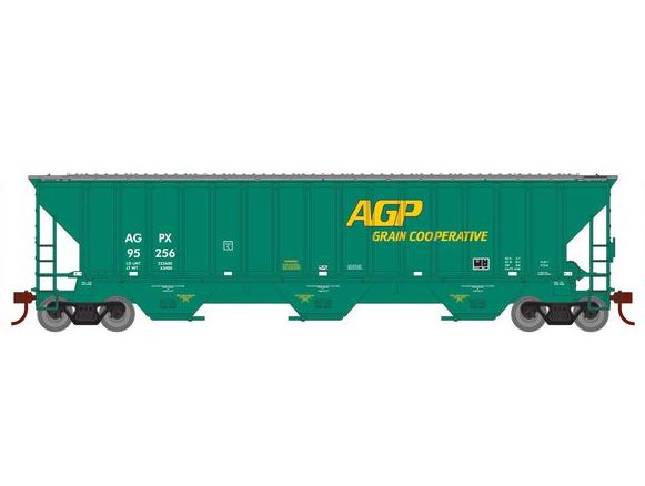 Athearn RTR 22271 HO Scale PS 4740 Covered Hopper AG Processing AGPX 9 ...