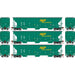 Athearn RTR 22272 HO Scale PS 4740 Covered Hopper AG Processing AGPX 3-Pack