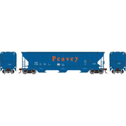 Athearn RTR 22274 HO Scale PS 4740 Covered Hopper Peavey TLDX 7128