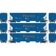 Athearn RTR 22275 HO Scale PS 4740 Covered Hopper Peavey TLDX 3-Pack