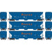 Athearn RTR 22275 HO Scale PS 4740 Covered Hopper Peavey TLDX 3-Pack