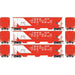 Athearn RTR 22278 HO Scale PS 4740 Covered Hopper Farmer's Co-op TCAX 3-Pack