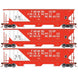 Athearn RTR 22278 HO Scale PS 4740 Covered Hopper Farmer's Co-op TCAX 3-Pack