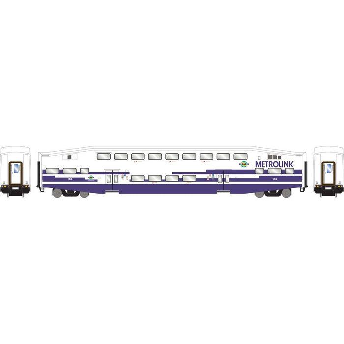 Athearn RTR 28583 N Scale Bombardier Coach Car Metrolink As Delivered SCAX 183