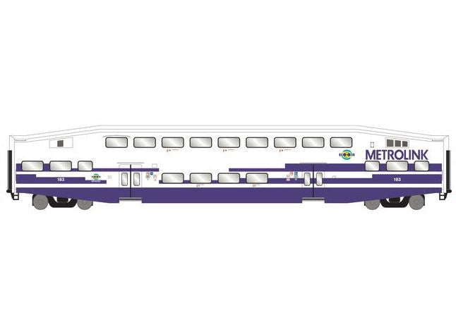 Athearn RTR 28583 N Scale Bombardier Coach Car Metrolink As Delivered SCAX 183