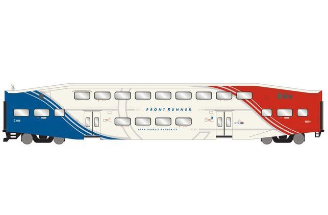 Athearn RTR 28586 N Scale Bombardier Control Cars Utah FrontRunner UTAX 105