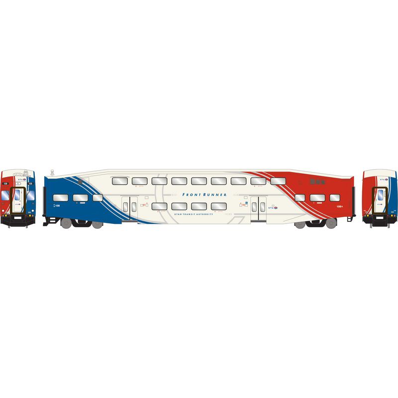 Athearn RTR 28587 N Scale Bombardier Control Cars Utah FrontRunner UTAX 108