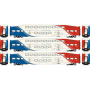 Athearn RTR 28588 N Scale Bombardier Coach Cars Utah FrontRunner UTAX 3 Pack