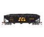 Athearn RTR 33089 HO Scale 40' Offset Coal Hopper W/Load Seaboard Coast Line SCL 160587