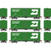 Athearn RTR 67965 HO Scale 40' Modernized Boxcar Burlington Northern BN 3 Pack