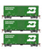 Athearn RTR 67965 HO Scale 40' Modernized Boxcar Burlington Northern BN 3 Pack