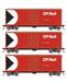 Athearn RTR 67968 HO Scale 40' Modernized Boxcar Canadian Pacific CP 3 Pack