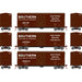 Athearn RTR 67971 HO Scale 40' Modernized Boxcar Southern SOU 3 Pack