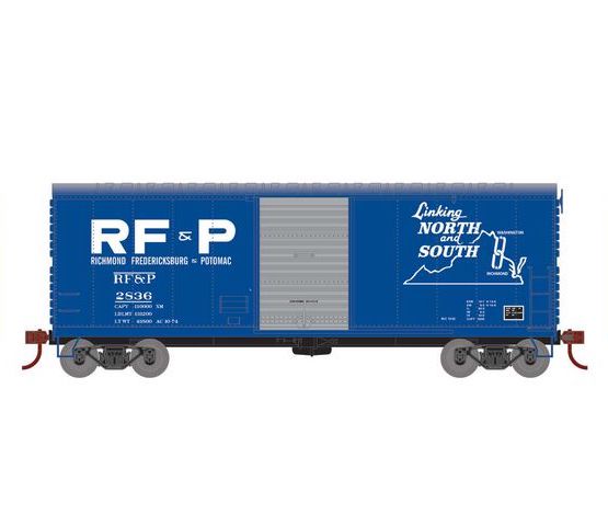 Athearn RTR 67976 HO Scale 40' Modernized Boxcar RF&P 2836