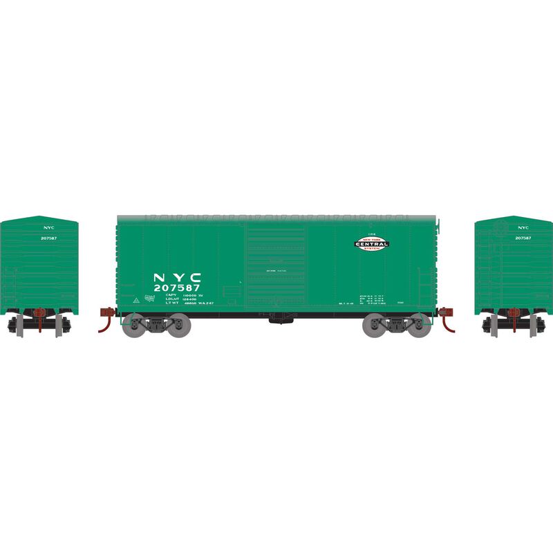Athearn RTR 69436 HO Scale 40' Modernized Boxcar New York Central NYC 207587