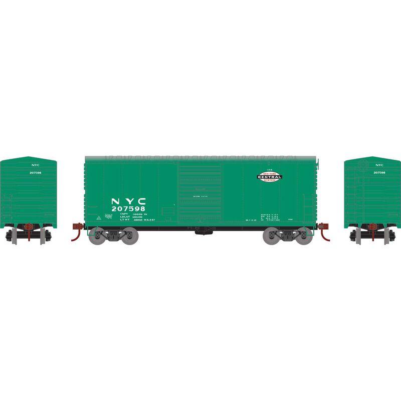 Athearn RTR 69437 HO Scale 40' Modernized Boxcar New York Central NYC 207598