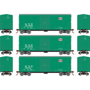 Athearn RTR 69438 HO Scale 40' Modernized Boxcar New York Central NYC 3 Pack