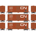 Athearn RTR 69444 HO Scale 40' Modernized Boxcar Canadian National CN 3 Pack