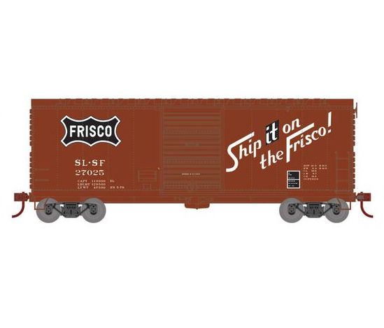Athearn RTR 69445 HO Scale 40' Modernized Boxcar Frisco SLSF 27025
