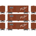 Athearn RTR 69447 HO Scale 40' Modernized Boxcar Frisco SLSF 3 Pack